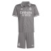 Camisa de Futebol Real Madrid Antonio Rudiger #22 Equipamento Alternativo Infantil 2024-25 Manga Curta (+ Calças curtas)